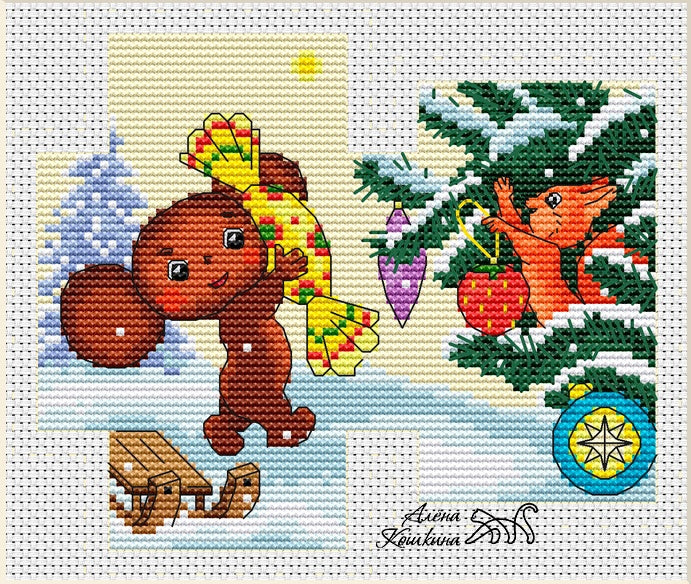 Cheburashka - PDF Cross Stitch Pattern