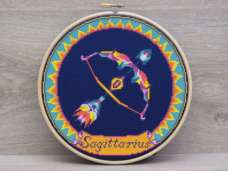 Sagittarius - PDF Cross Stitch Pattern