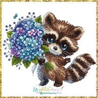 Animal Serie. Raccoon - PDF Cross Stitch Pattern