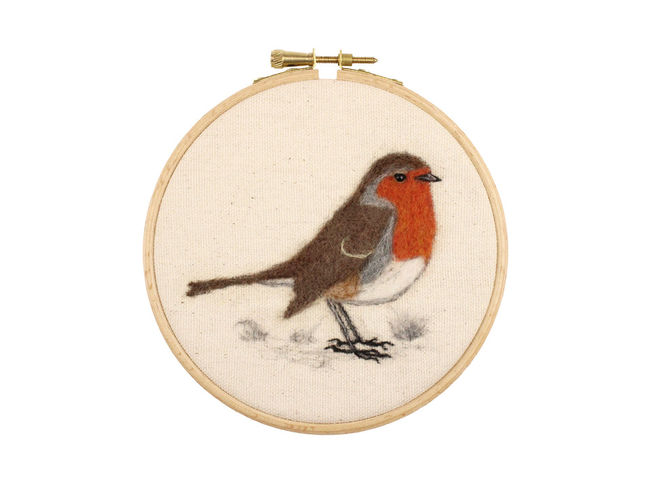 Felting Kit - Robin 2D Kit. In Support of RSPB Charity