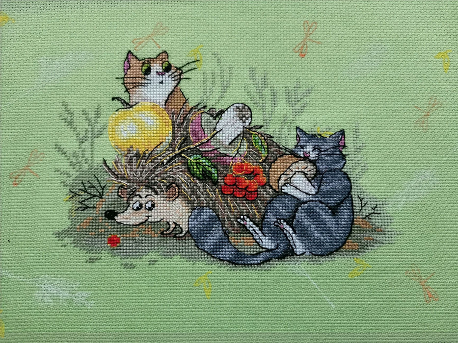 Ginger & Ash. October - PDF Cross Stitch Pattern