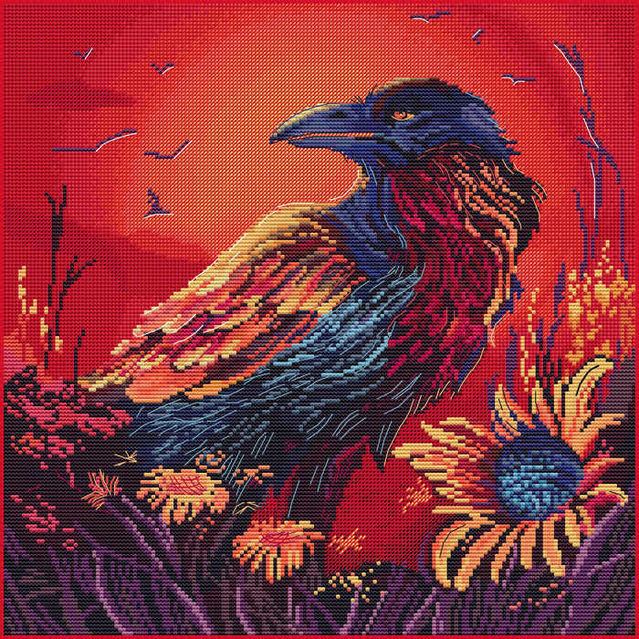 Raven - PDF Cross Stitch Pattern