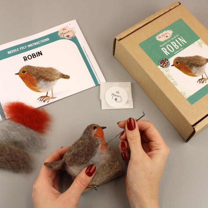 Felting Kit - Robin Needle Felt Kit