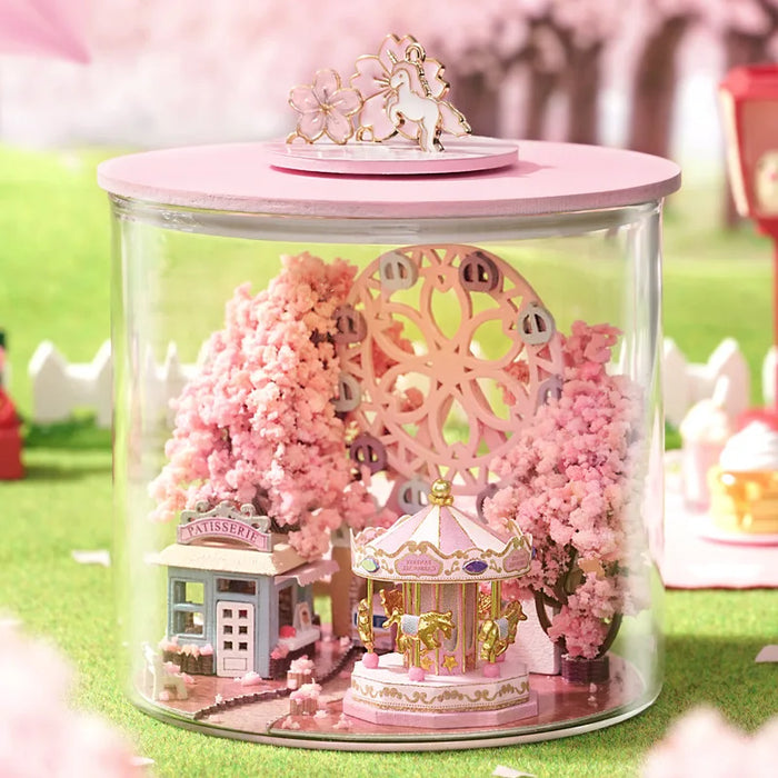 Miniature Wizardi Roombox Kit - Sakura Scenery Dollhouse Kit