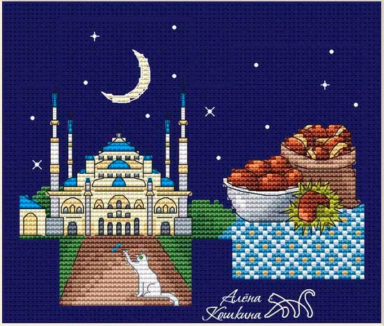 Istanbul - PDF Cross Stitch Pattern