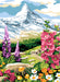 Needlepoint canvas for halfstitch without yarn Mountain Peak SE929.737 Seg De Paris Printed Tapestry Canvas