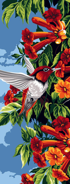 Needlepoint canvas for halfstitch without yarn Hummingbird SE950.158 Seg De Paris Printed Tapestry Canvas