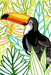 Needlepoint canvas for halfstitch without yarn Toucan Unit SEU928.390 Seg De Paris Printed Tapestry Canvas