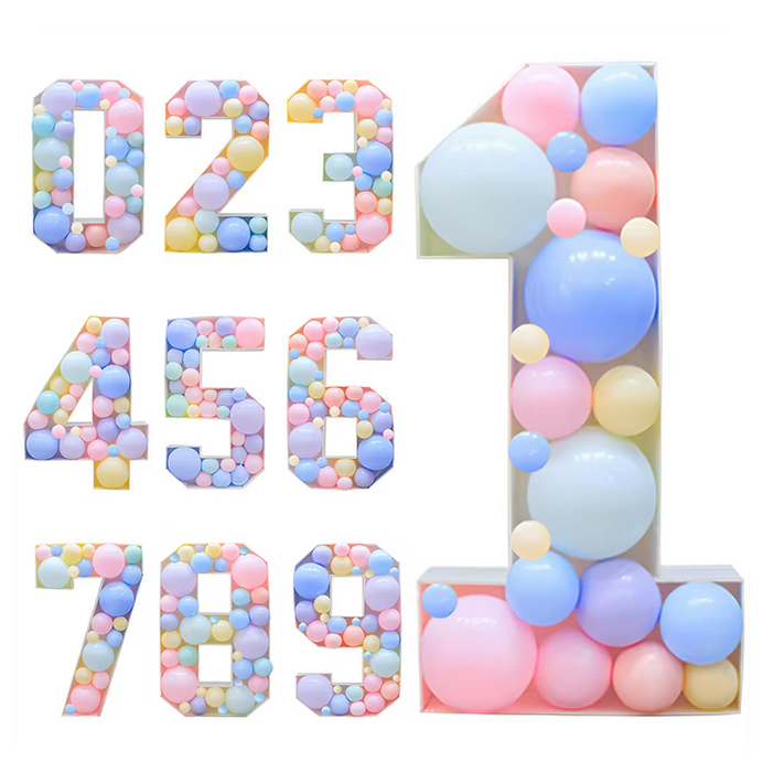 Birthday Number Figure Balloon Filling Box F07M2-21-7