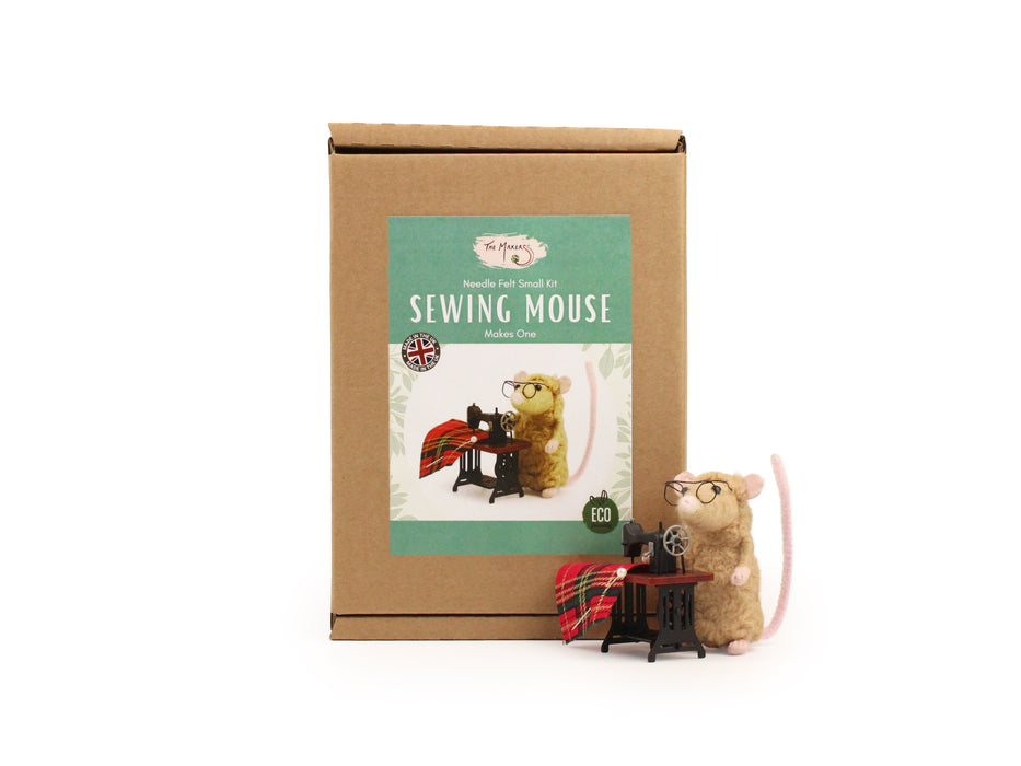 Felting Kit - Sewing Mouse Needle Felt Kit