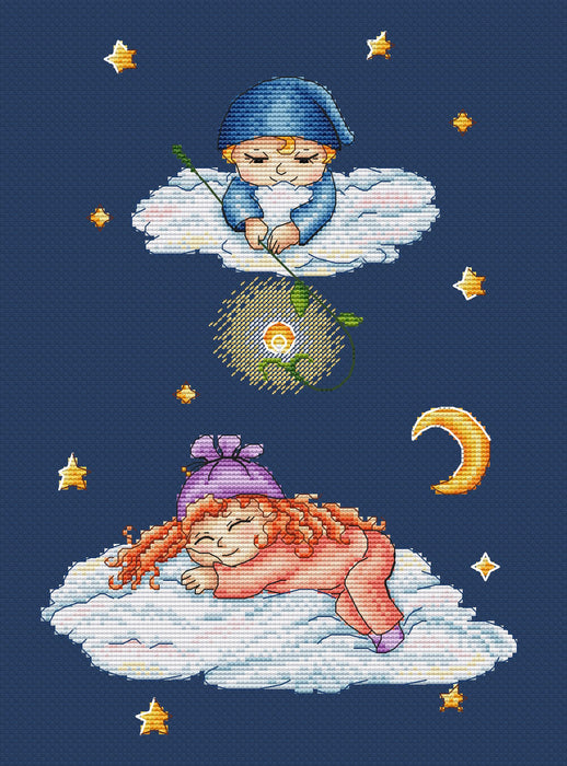 Sweet dreams - PDF Cross Stitch Pattern