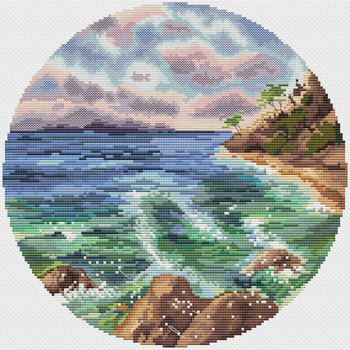 South surf - PDF Cross Stitch Pattern