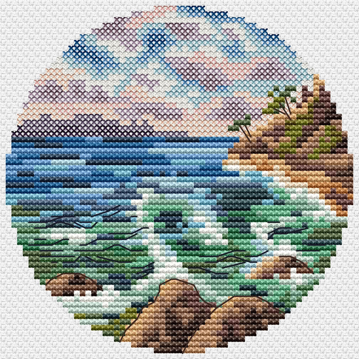 South surf mini - PDF Cross Stitch Pattern