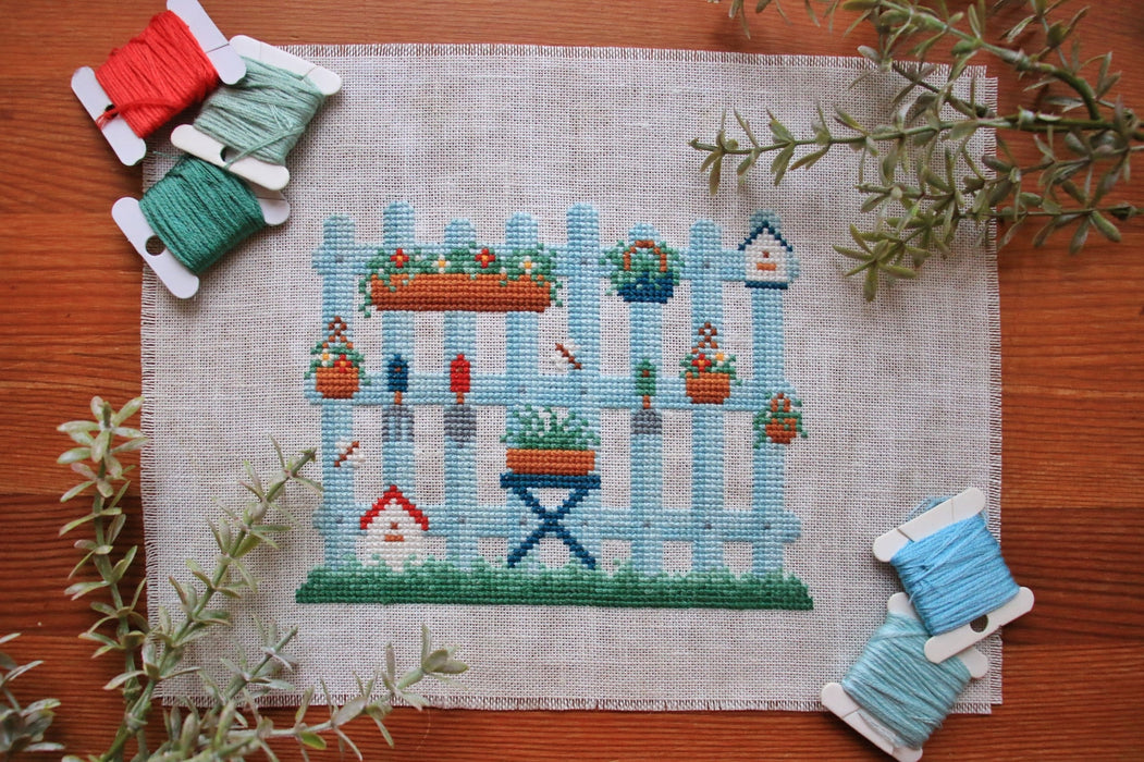 Spring garden - PDF Cross Stitch Pattern