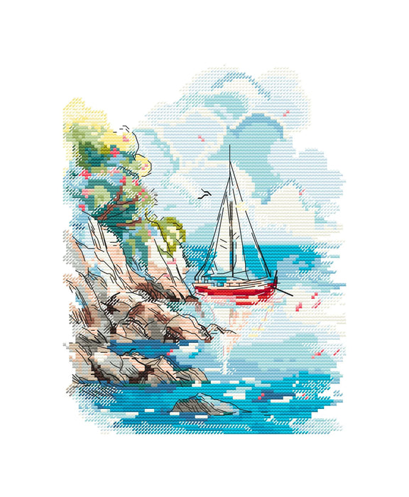 Summer. Ocean - PDF Cross Stitch Pattern