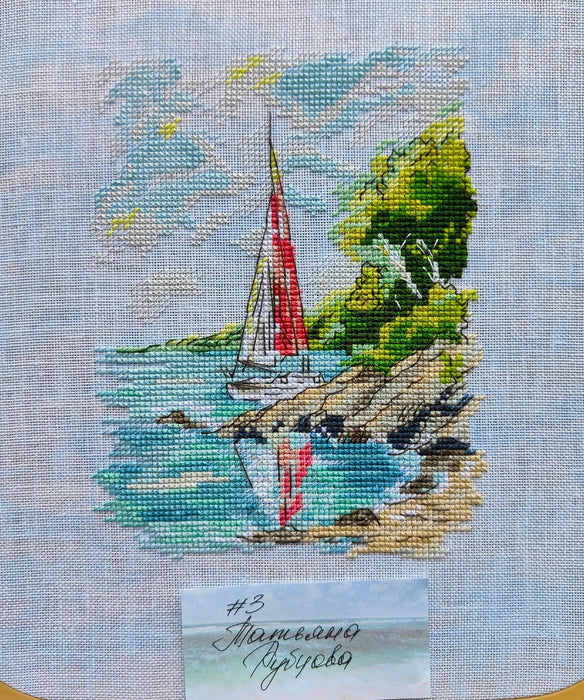 At the Shore - PDF Cross Stitch Pattern