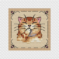 Cat Emotions Series. Laughing - PDF Cross Stitch Pattern