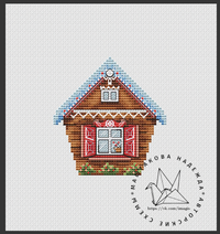 The Carved House - PDF Cross Stitch Pattern