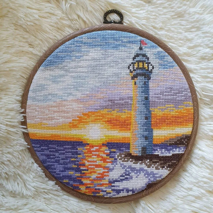 Round Landscapes. Landscape 26 - PDF Cross Stitch Pattern