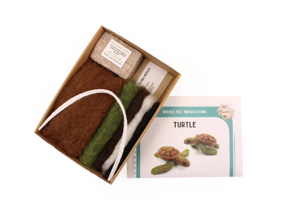 Felting Kit - Turtle Needle Felt Kit