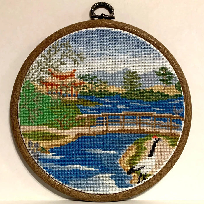 Round Landscapes. Landscape 13 - PDF Cross Stitch Pattern