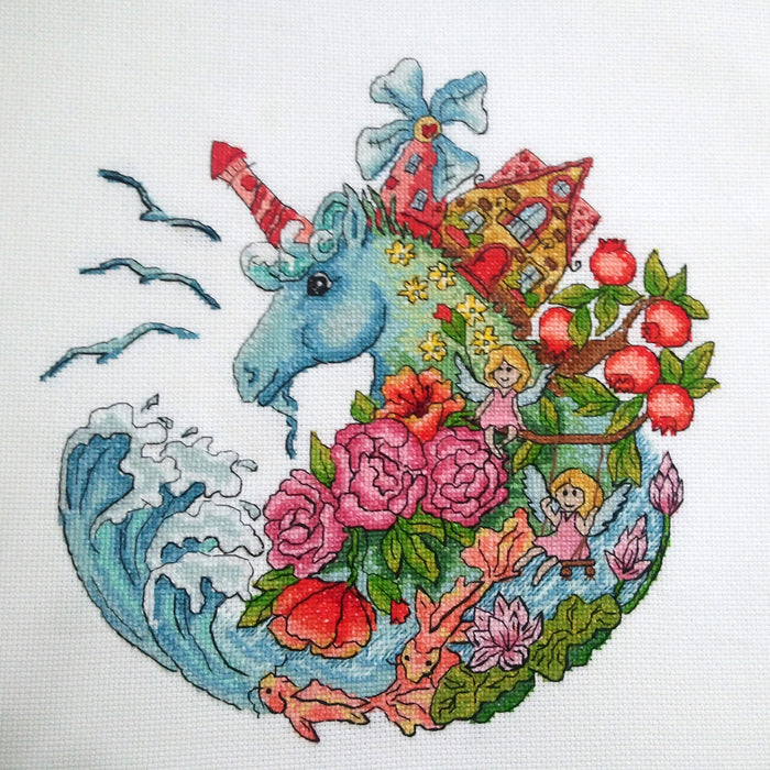 Unicorn and all, all, all! - PDF Cross Stitch Pattern