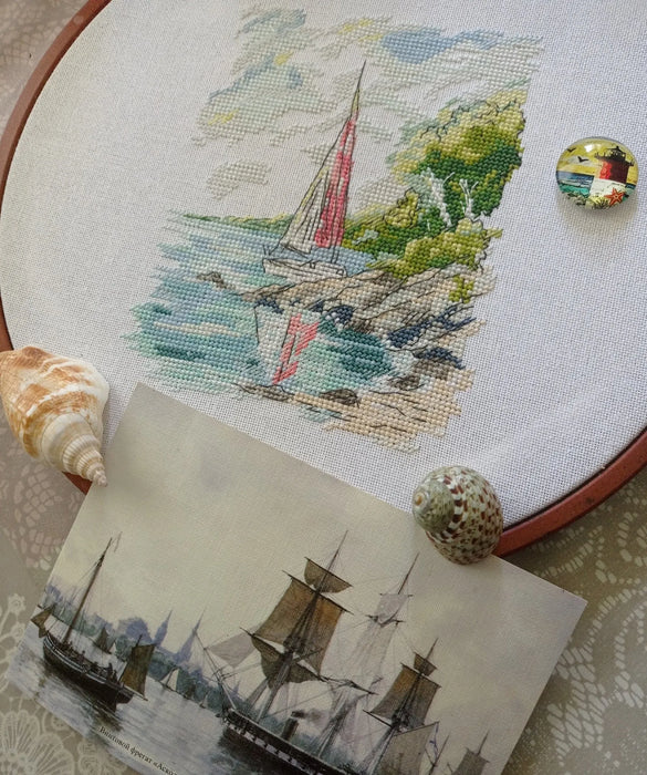 At the Shore - PDF Cross Stitch Pattern