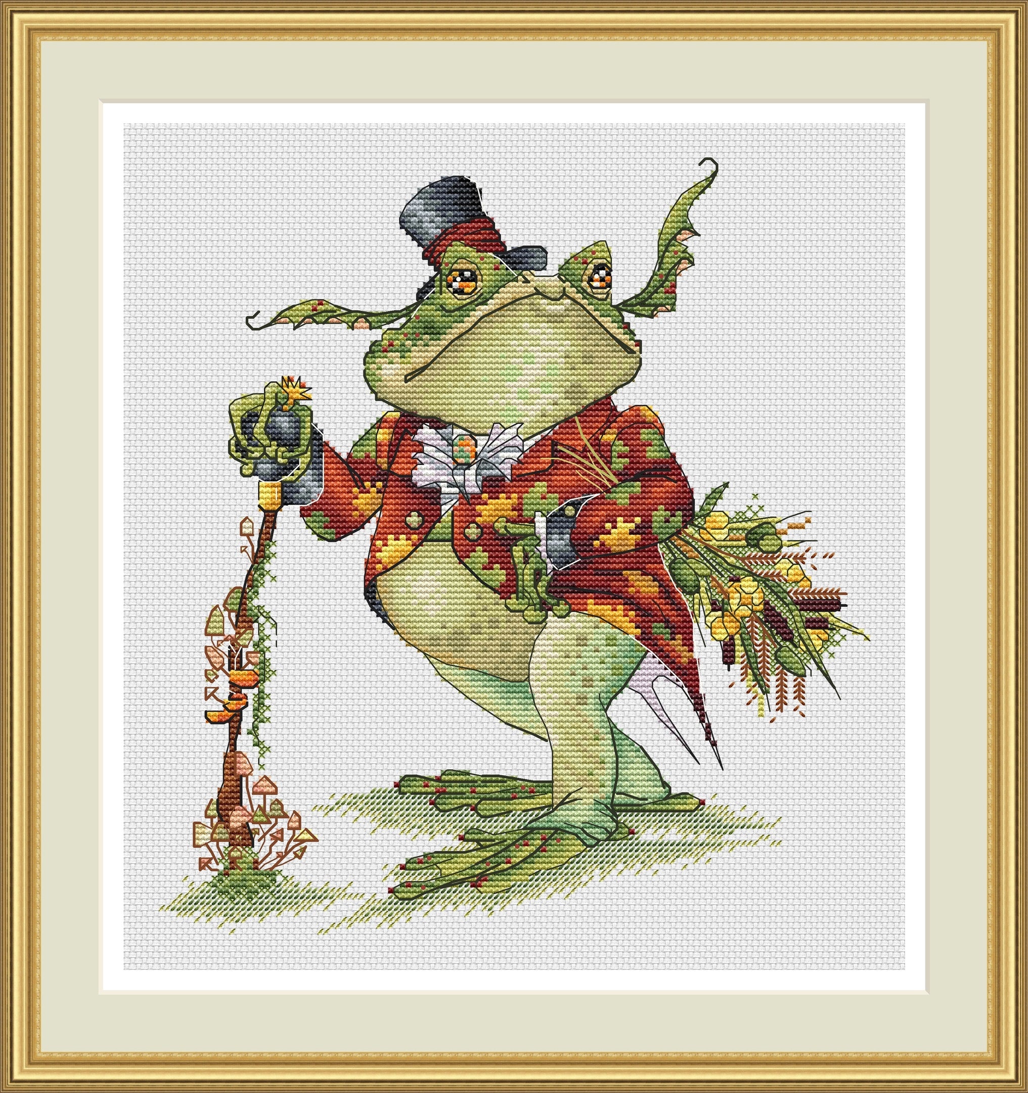 Mr. Toads - PDF Cross Stitch Pattern – Wizardi
