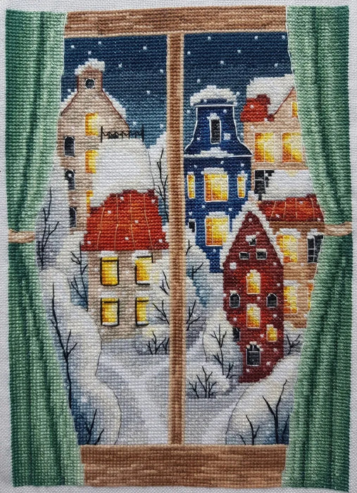 Snow town - PDF Cross Stitch Pattern