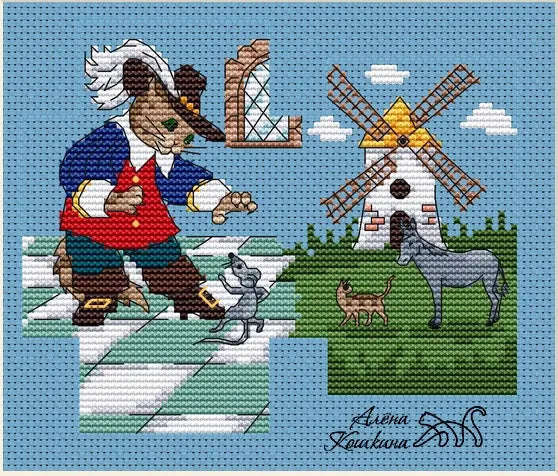 Puss in Boots - PDF Cross Stitch Pattern