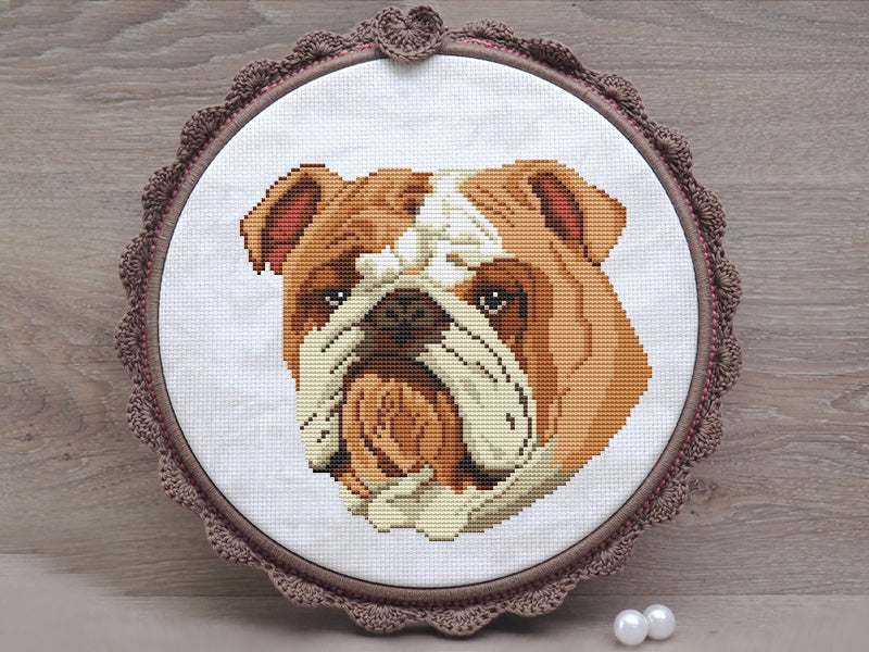 Bulldog - PDF Cross Stitch Pattern