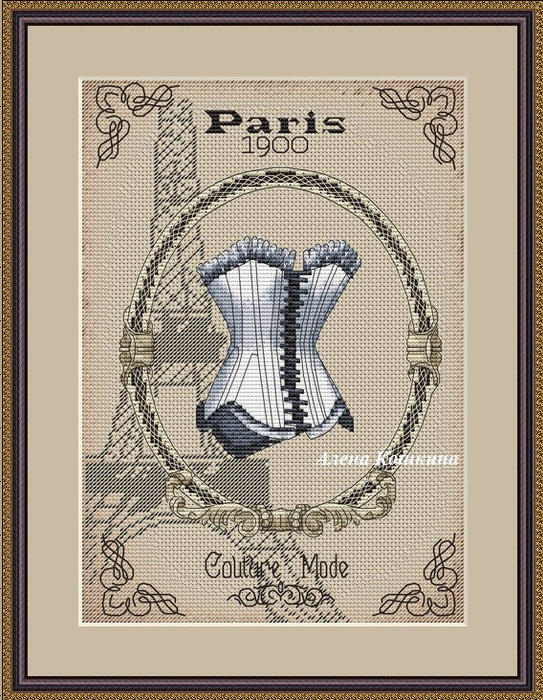 The corset - PDF Cross Stitch Pattern