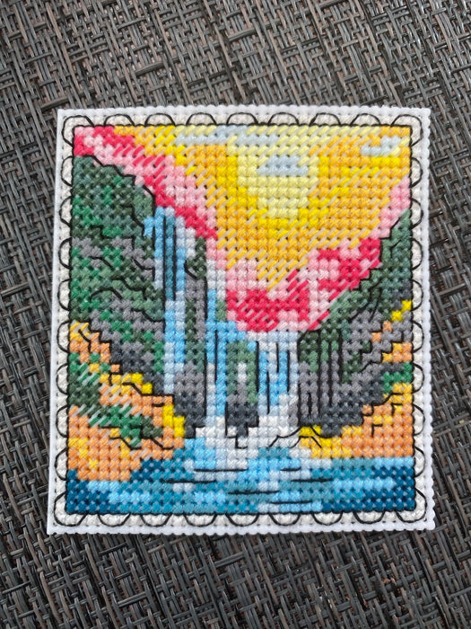 Enchanting Cascade - PDF Cross Stitch Pattern