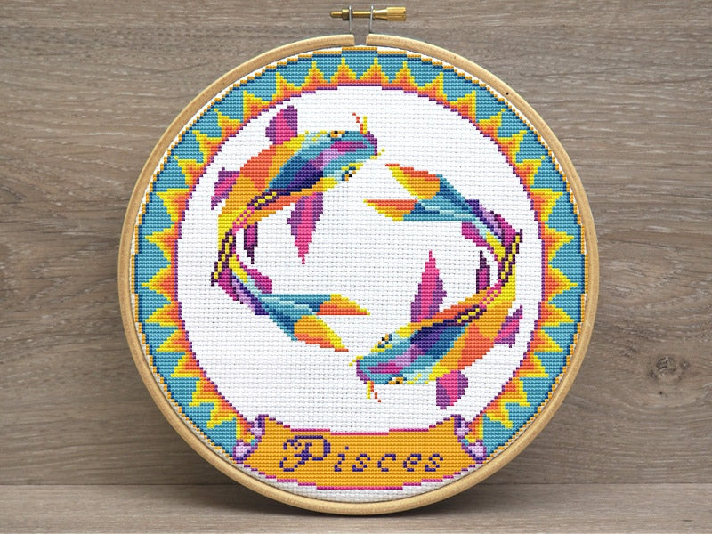 Pisces - PDF Cross Stitch Pattern