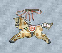 Winter Joys Sampler. Horse - PDF Cross Stitch Pattern