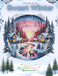 Winter Landscape - PDF Cross Stitch Pattern