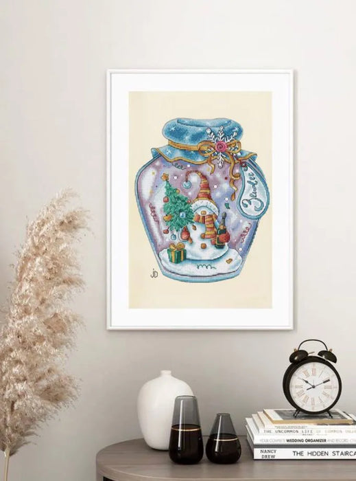 Winter in a jar - PDF Cross Stitch Pattern