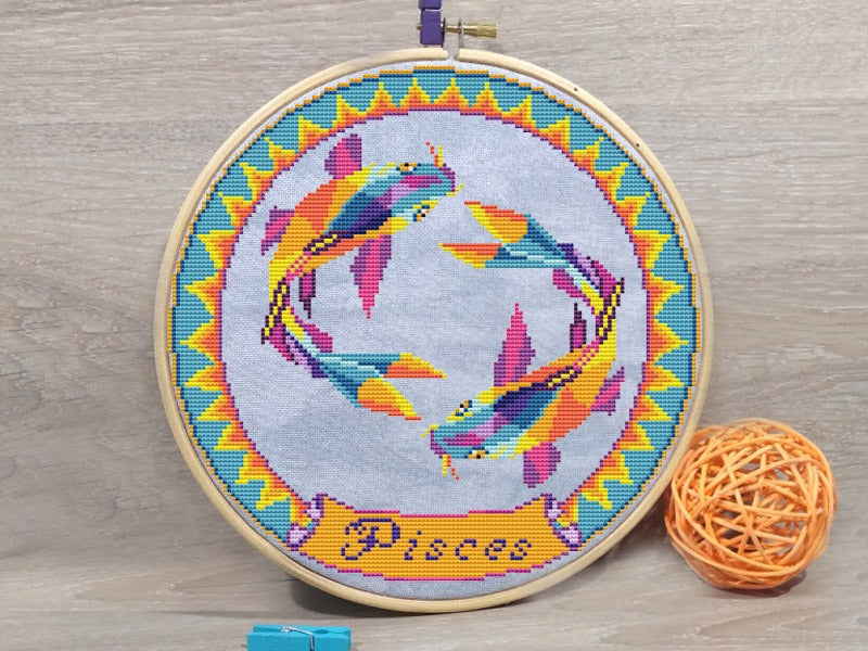 Pisces - PDF Cross Stitch Pattern