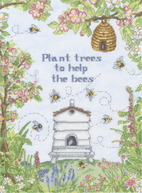 Help The Bees XAL15 Counted Cross Stitch Kit