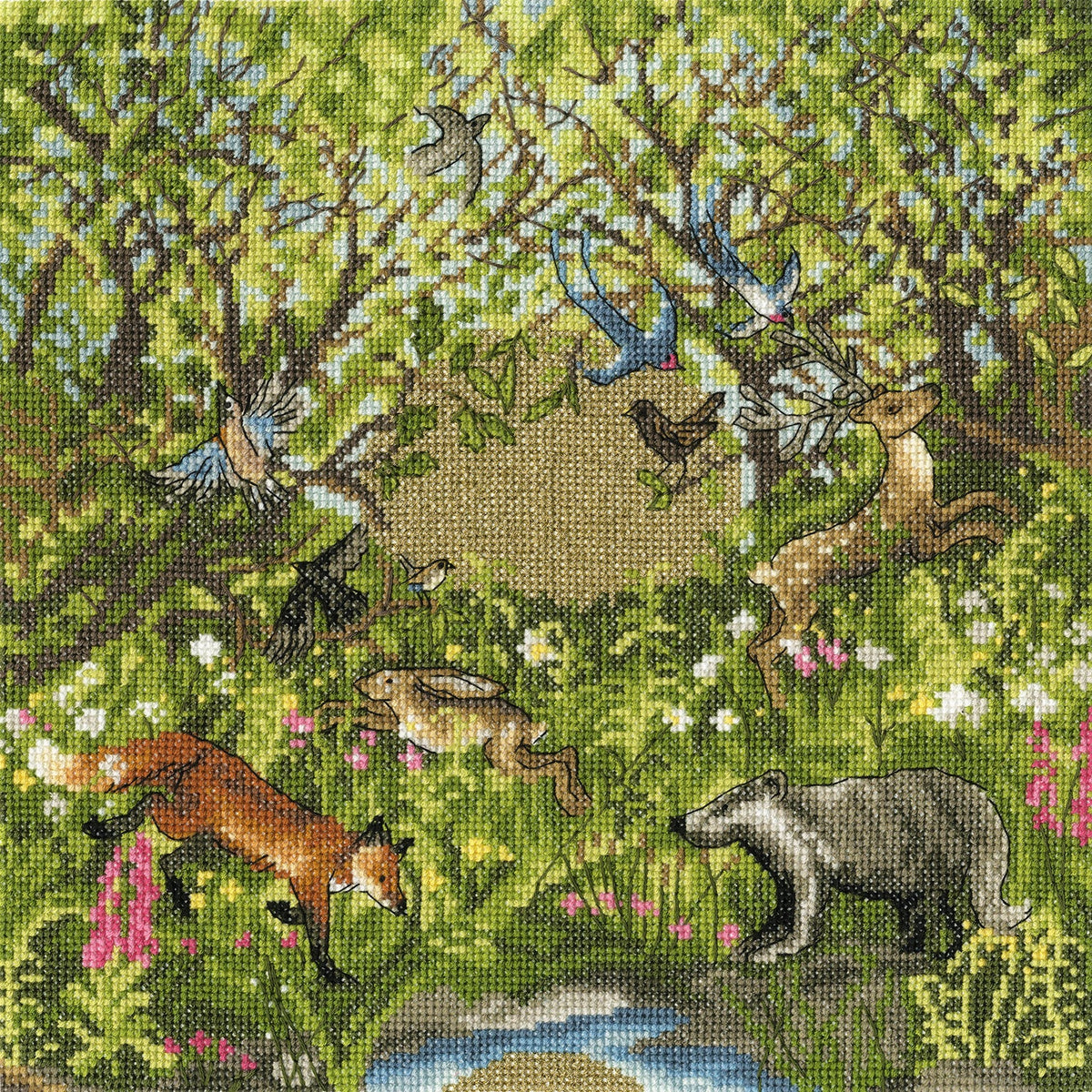 Summer Solstice XDD14 Counted Cross Stitch Kit - Wizardi