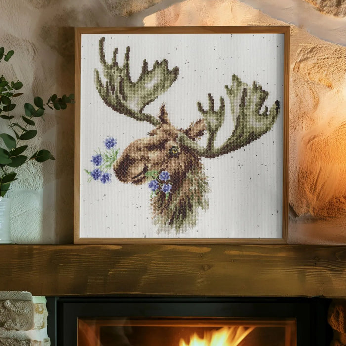 It Moose Be Love XHD108 Counted Cross Stitch Kit