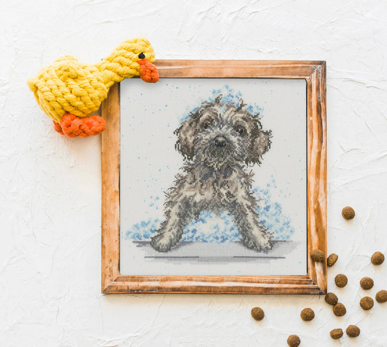 Bubbles And Barks XHD130 Counted Cross Stitch Kit