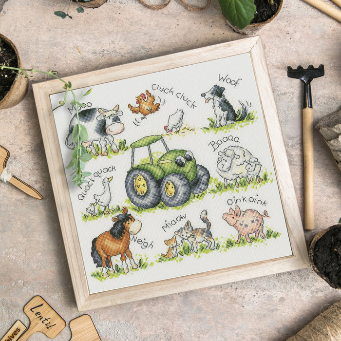 Farmyard Friends XKG11 Counted Cross Stitch Kit