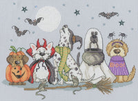 Howling Hounds XKTB18 Counted Cross Stitch Kit