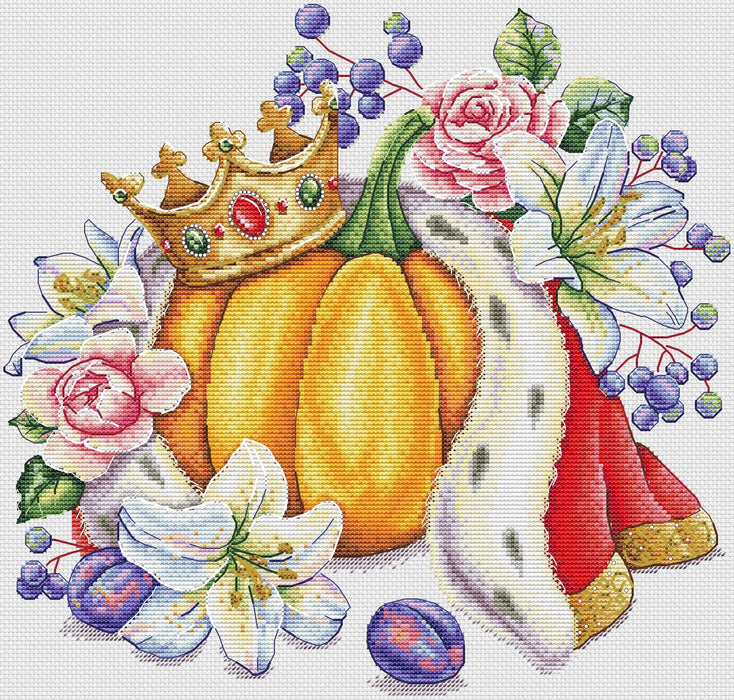 Royal Pumpkin - PDF Cross Stitch Pattern