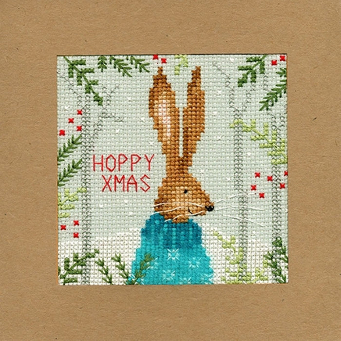 Xmas Hare XMAS10 Counted Cross Stitch Kit