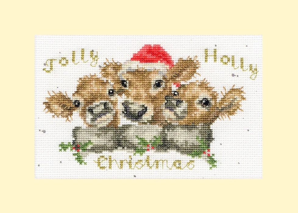 Jolly Holly XMAS75 Counted Cross Stitch Kit