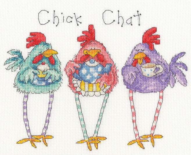 Chick Chat XMS42 Counted Cross Stitch Kit