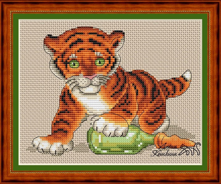 Little Tiger - PDF Cross Stitch Pattern
