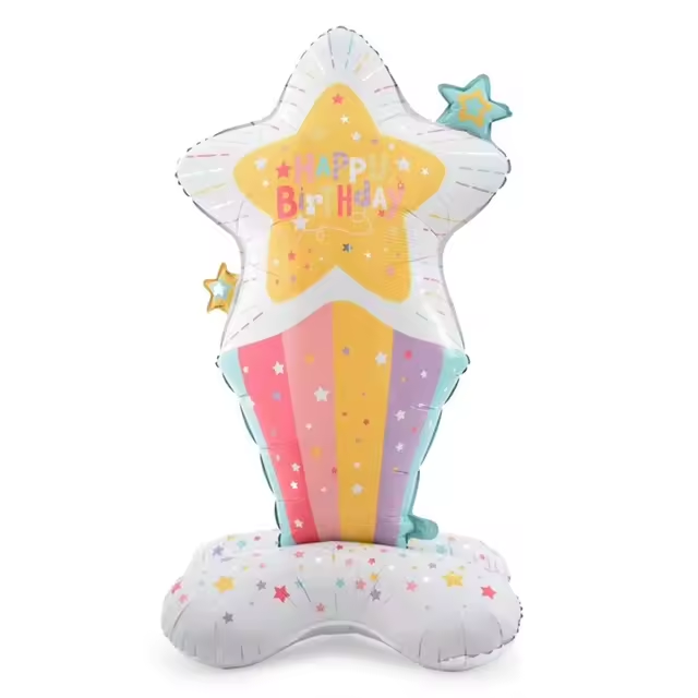 Birthday Star Standing Foil Balloon Decoration F07M1-16